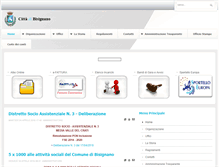 Tablet Screenshot of comune.bisignano.cs.it